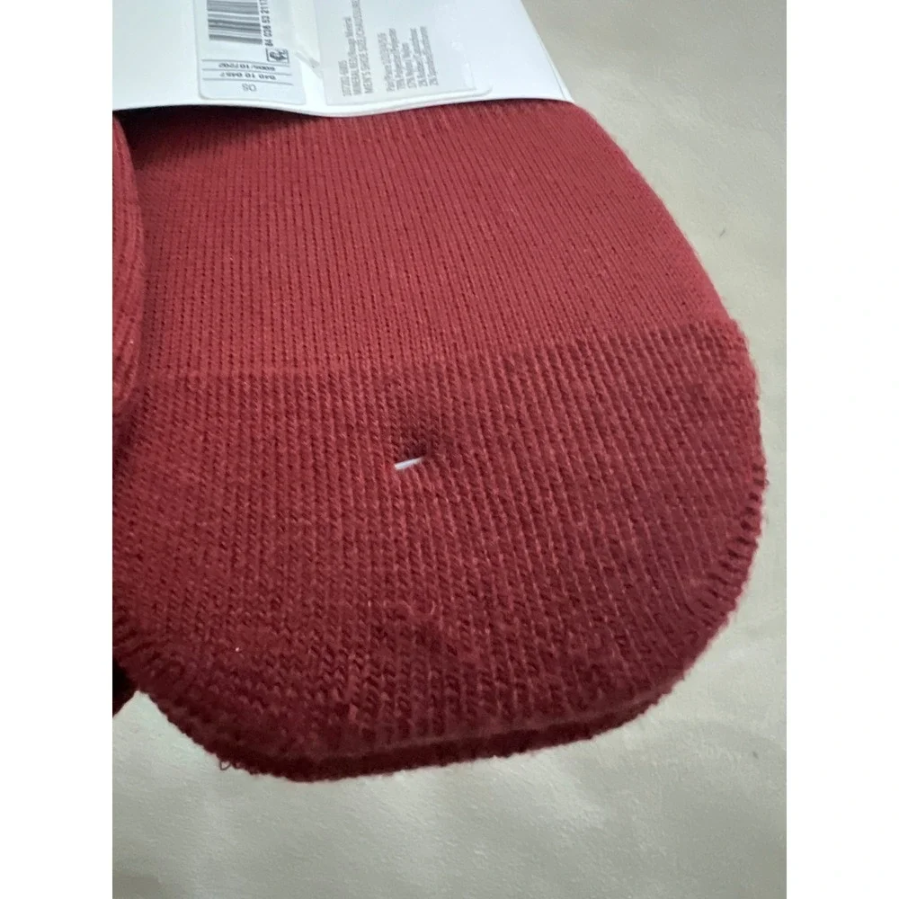 Pair of Thieves SuperAir Cushion No-Show Socks 6 Pack Mineral Red Mens 6-12 NEW